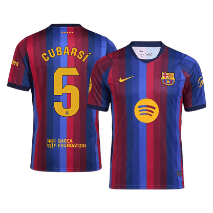 CUBARSÍ #5 Barcelona Home Soccer Jersey 2026/27