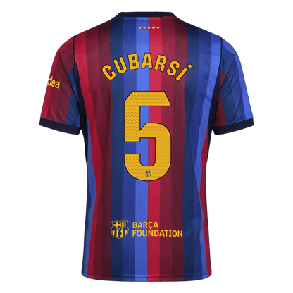 CUBARSÍ #5 Barcelona Home Soccer Jersey 2026/27