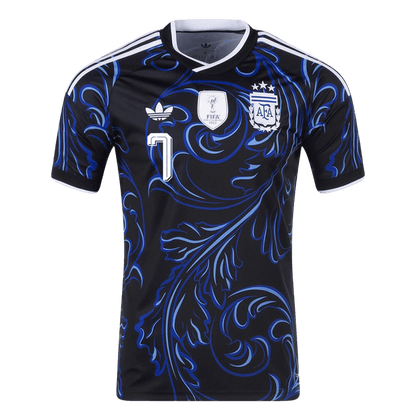 DE PAUL #7 Argentina Away Soccer Jersey World Cup 2026