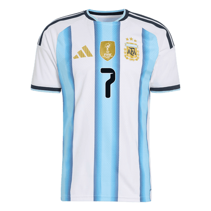 DE PAUL #7 Argentina Home Player Version Jersey World Cup 2026