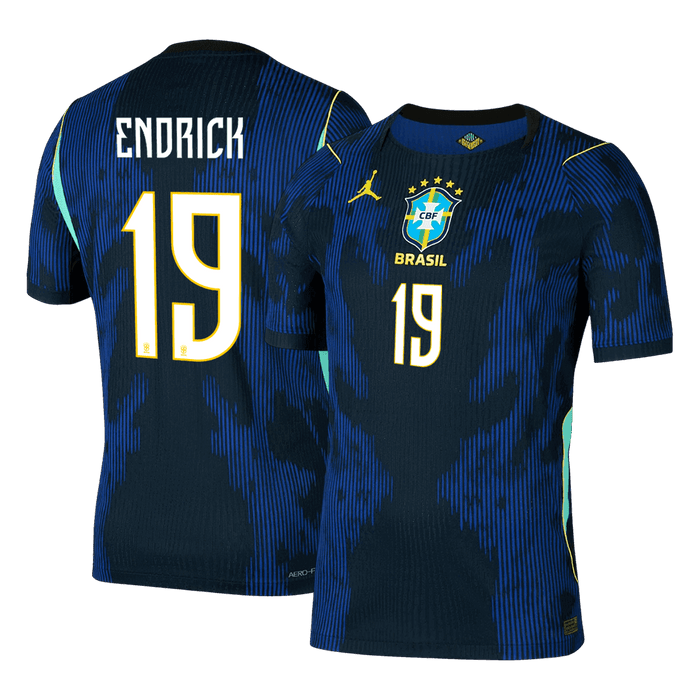 ENDRICK #19 Brazil Away Player Version Jersey World Cup 2026