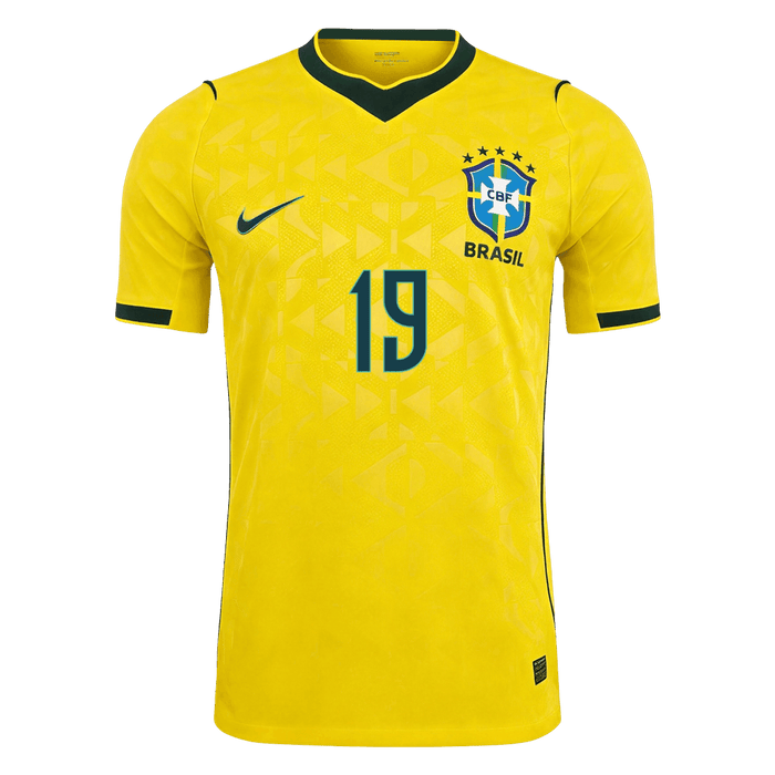 ENDRICK #19 Brazil Home Player Version Jersey World Cup 2026