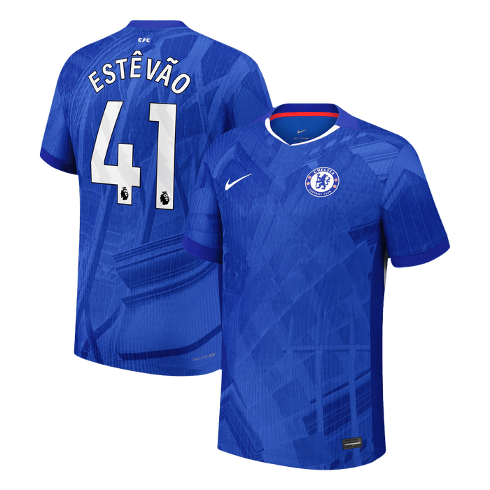 ESTêV?O #41 Chelsea Home Authentic Soccer Jersey 2025/26