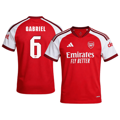 GABRIEL #6 Arsenal Home Soccer Jersey 2026/27 -UCL