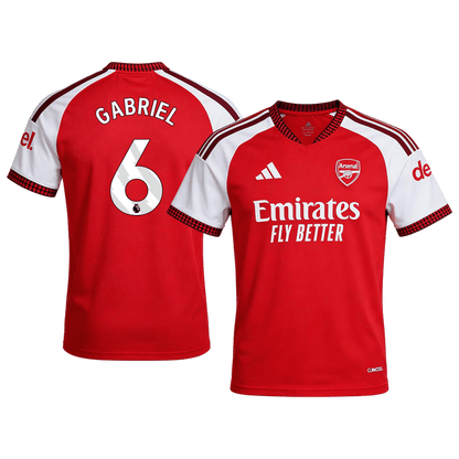 GABRIEL #6 Arsenal Home Soccer Jersey 2026/27