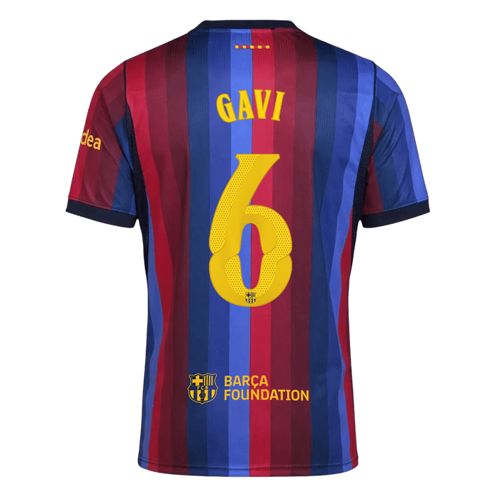 GAVI #6 Barcelona Home Soccer Jersey 2026/27 -UCL