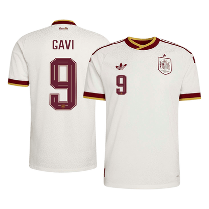 GAVI #9 Spain Away Player Version Jersey World Cup 2026