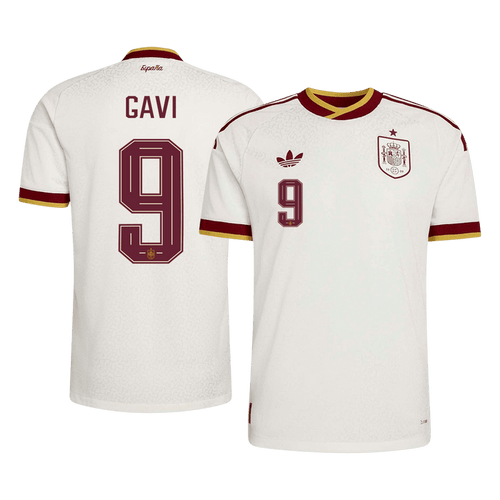 GAVI #9 Spain Away Player Version Jersey World Cup 2026