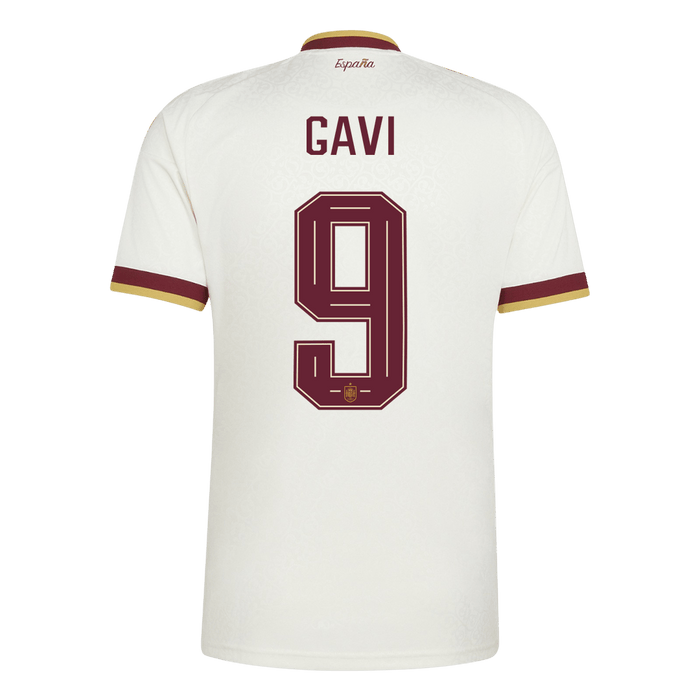 GAVI #9 Spain Away Soccer Jersey World Cup 2026