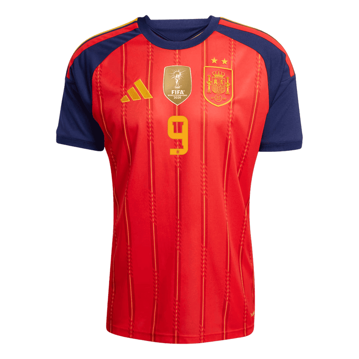 GAVI #9 Spain Home Soccer Jersey World Cup 2026
