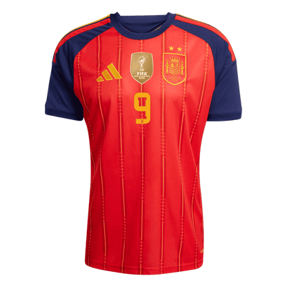 GAVI #9 Spain Home Soccer Jersey World Cup 2026