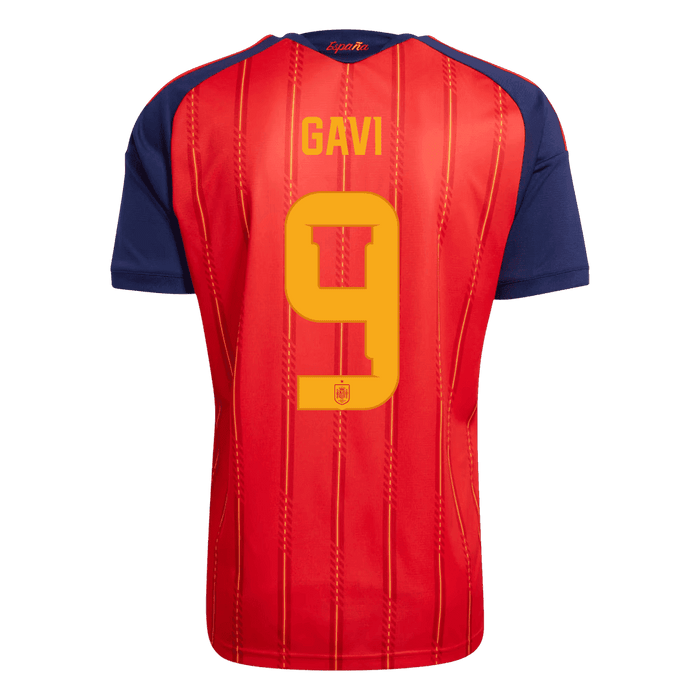 GAVI #9 Spain Home Soccer Jersey World Cup 2026