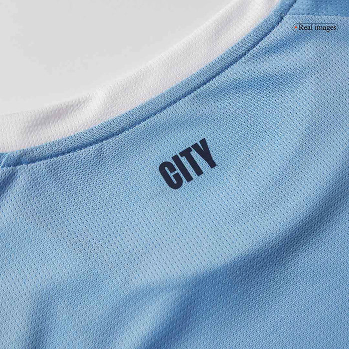 HAALAND #9 Manchester City Home Soccer Jersey 2025/26 Blue