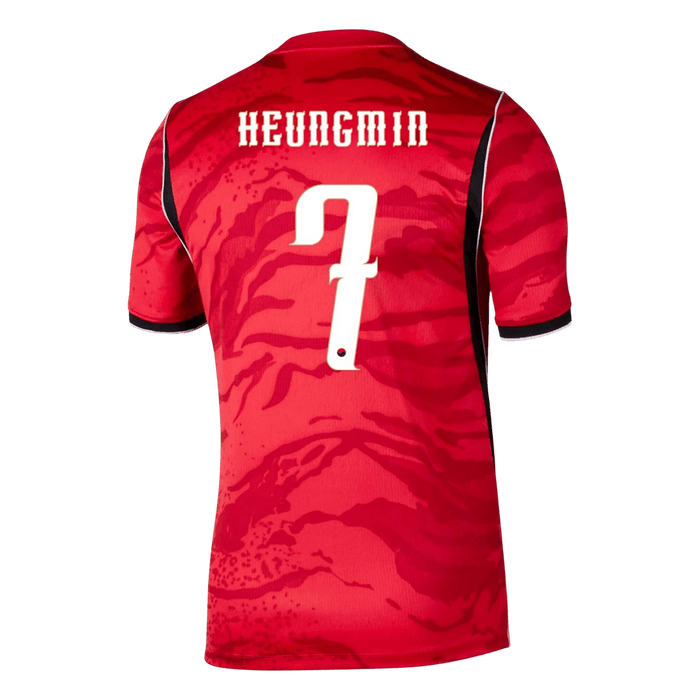 HEUNGMIN #7 South Korea Home Soccer Jersey World Cup 2026