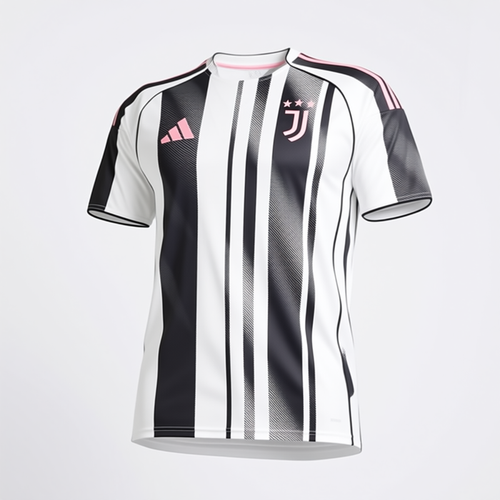 Juventus Home Soccer Jersey 2025/26 Black&White