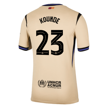 KOUNDE #23 Barcelona Away Soccer Jersey 2025/26 -UCL