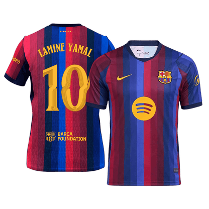 LAMINE YAMAL #10 Barcelona Home Soccer Jersey 2026/27 -UCL