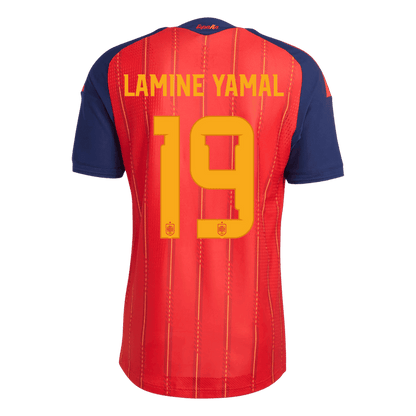 LAMINE YAMAL #19 Spain Home Player Version Jersey World Cup 2026 - Champion
