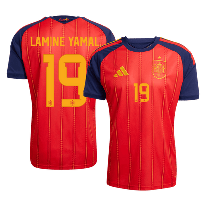 LAMINE YAMAL #19 Spain Home Soccer Jersey 2026