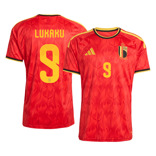 LUKAKU #9 Belgium Home Soccer Jersey World Cup 2026