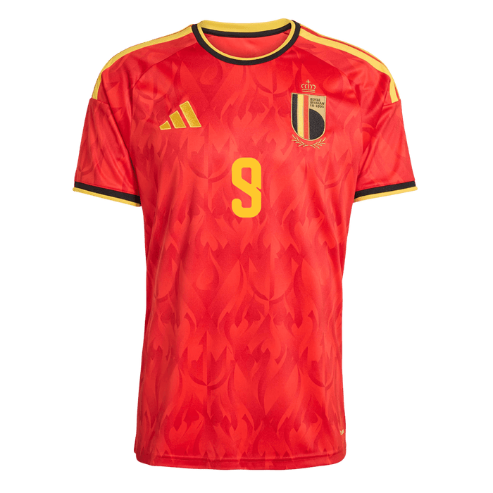 LUKAKU #9 Belgium Home Soccer Jersey World Cup 2026