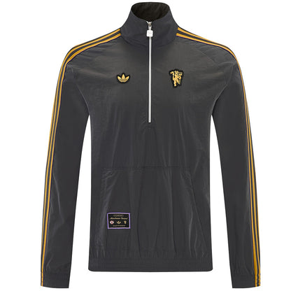 Manchester United 1/2 Zipper Windbreaker Jacket 2026