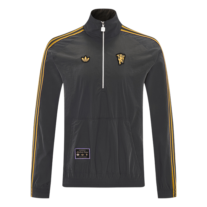 Manchester United Windbreaker Jacket 2026 - Gray