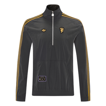 Manchester United Windbreaker Jacket 2026 - Gray