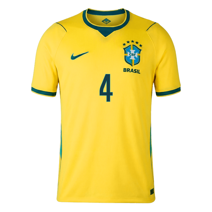 MARQUINHOS #4 Brazil Home Soccer Jersey World Cup 2026