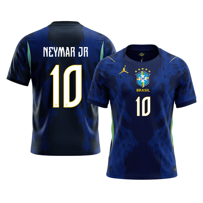 NEYMAR JR. #10 Brazil Away Player Version Jersey World Cup 2026