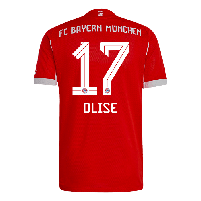 OLISE #17 Bayern Munich Home Authentic Soccer Jersey 2025/26
