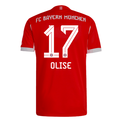 OLISE #17 Bayern Munich Home Authentic Soccer Jersey 2025/26