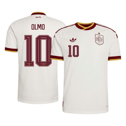 OLMO #10 Spain Away Player Version Jersey World Cup 2026