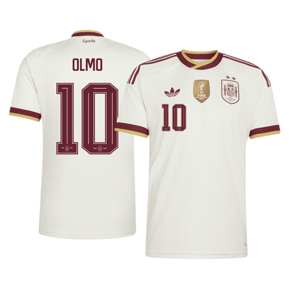 OLMO #10 Spain Away Soccer Jersey World Cup 2026