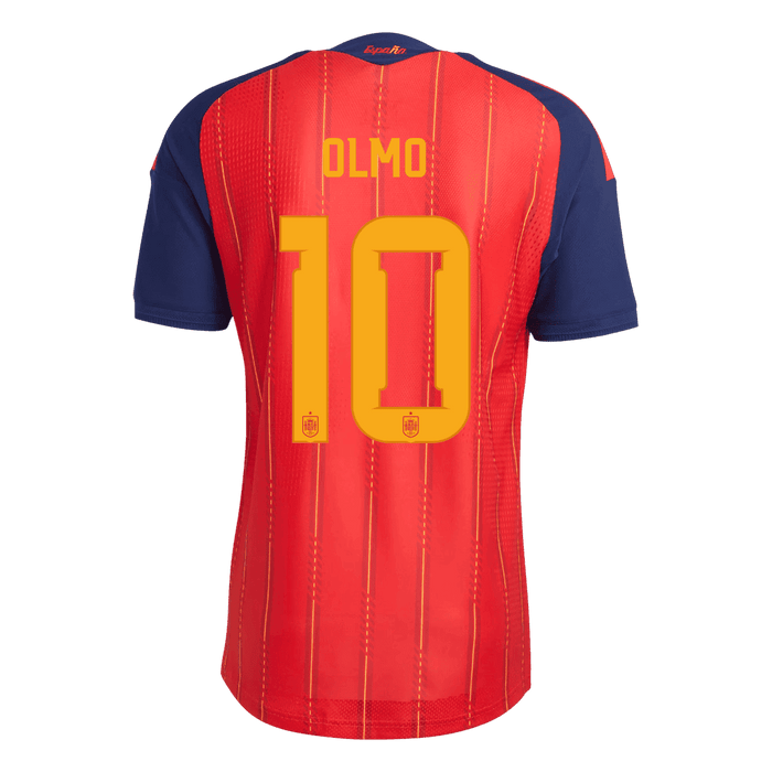 OLMO #10 Spain Home Player Version Jersey World Cup 2026 - Champion