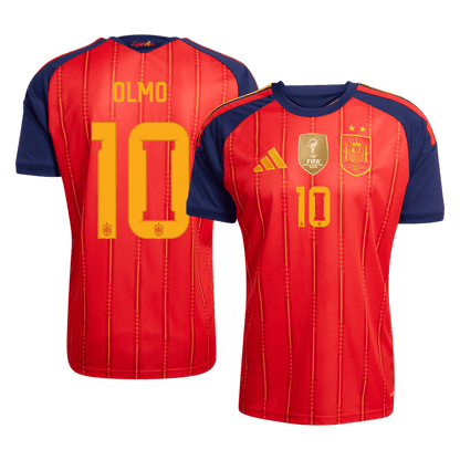 OLMO #10 Spain Home Soccer Jersey World Cup 2026