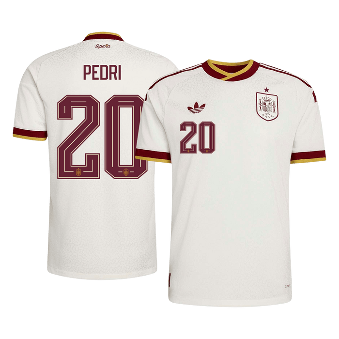 PEDRI #20 Spain Away Player Version Jersey World Cup 2026