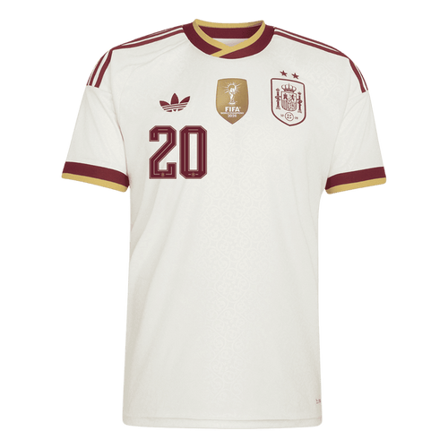 PEDRI #20 Spain Away Soccer Jersey World Cup 2026
