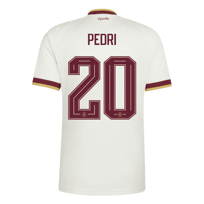 PEDRI #20 Spain Away Soccer Jersey World Cup 2026