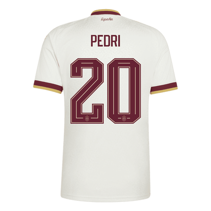 PEDRI #20 Spain Away Soccer Jersey World Cup 2026
