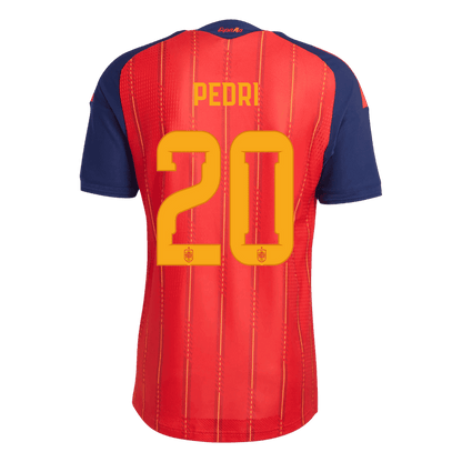 PEDRI #20 Spain Home Player Version Jersey World Cup 2026 - Champion