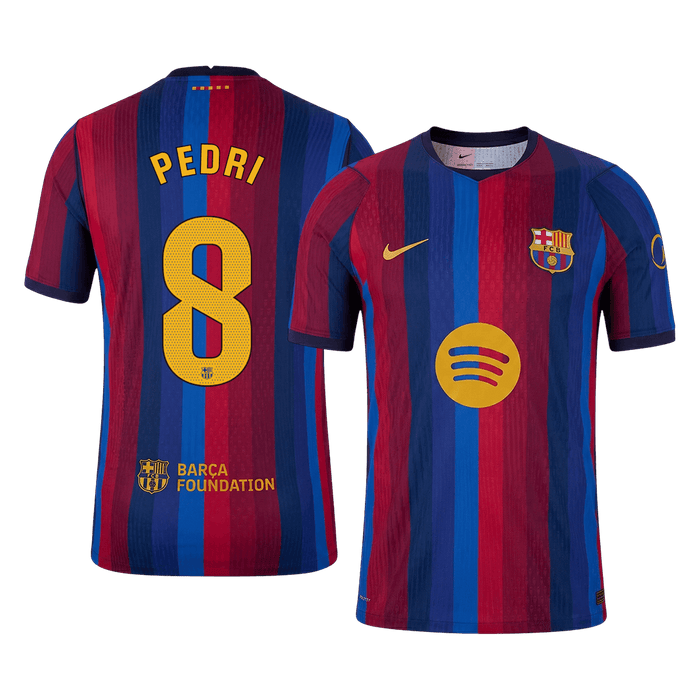 PEDRI #8 Barcelona Home Player Version Jersey 2026/27