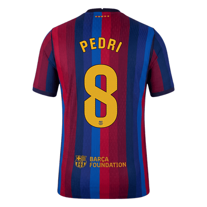 PEDRI #8 Barcelona Home Player Version Jersey 2026/27