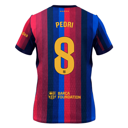 PEDRI #8 Barcelona Home Soccer Jersey 2026/27