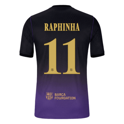 RAPHINHA #11 Barcelona Away Player Version Jersey 2026/27 - UCL