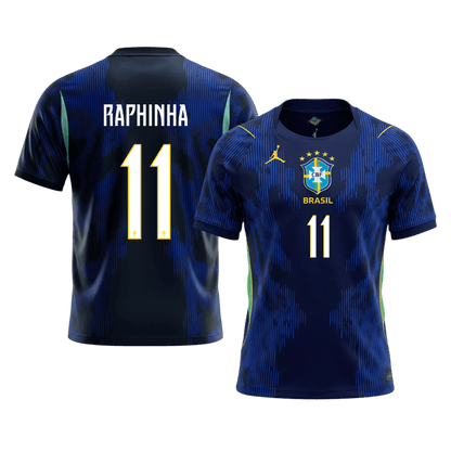 RAPHINHA #11 Brazil Away Soccer Jersey World Cup 2026