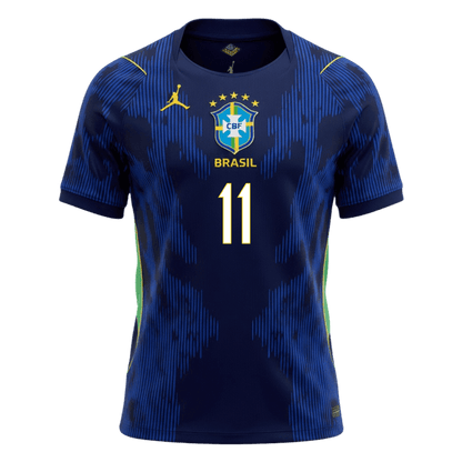 RAPHINHA #11 Brazil Away Soccer Jersey World Cup 2026