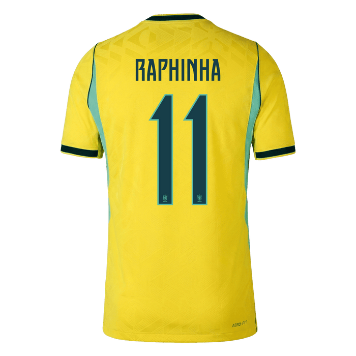 RAPHINHA #11 Brazil Home Player Version Jersey World Cup 2026