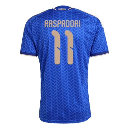 RASPADORI #11 Italy Home Soccer Jersey World Cup 2026