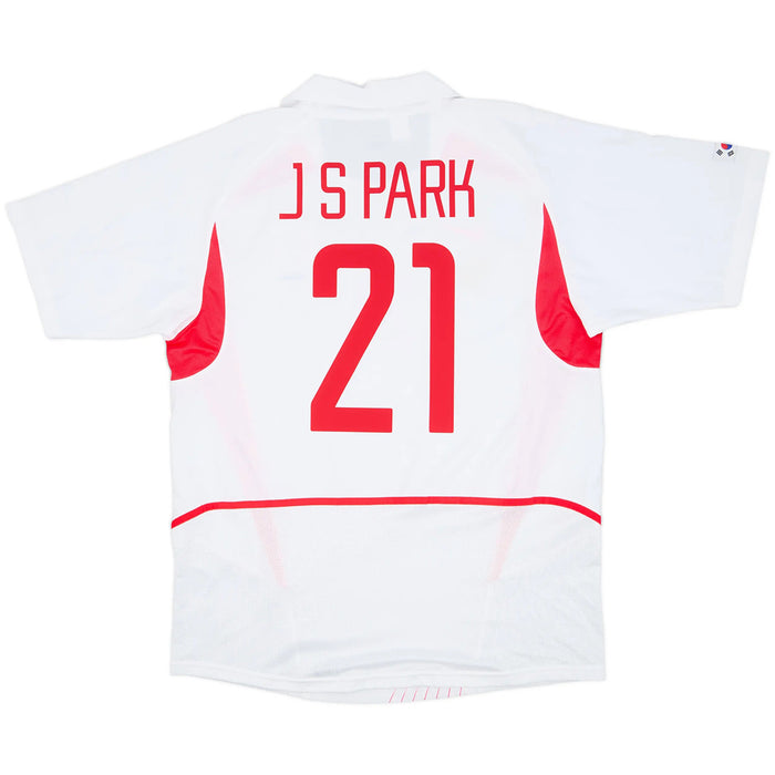 Retro Jersey J S Park #21 South Korea Away World Cup 2002